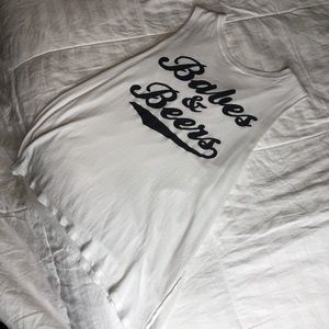Babes and Beers flowy tank top